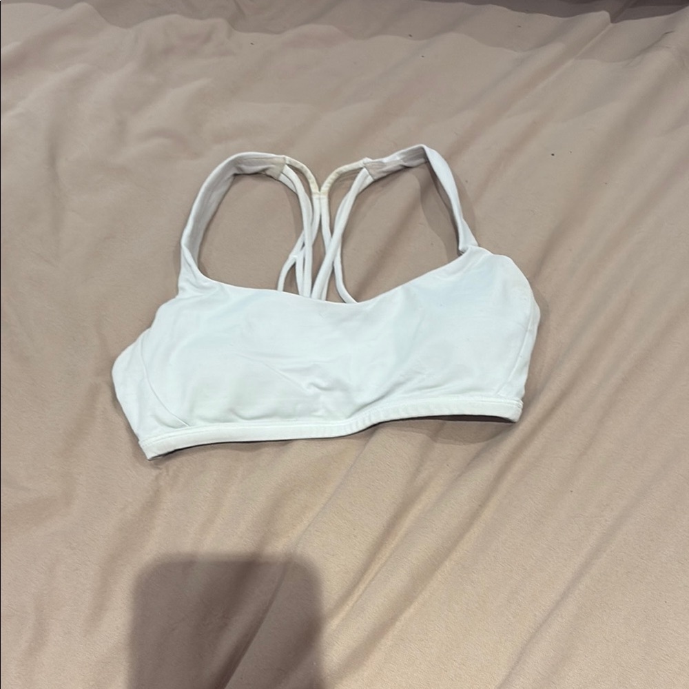 lululemon athletica White Strappy Sports Bra
